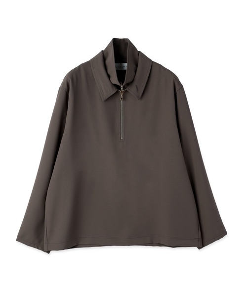 CULLNI（クルニ） tシャツ Relax Dry Stretch Half Zip Layerd Collar