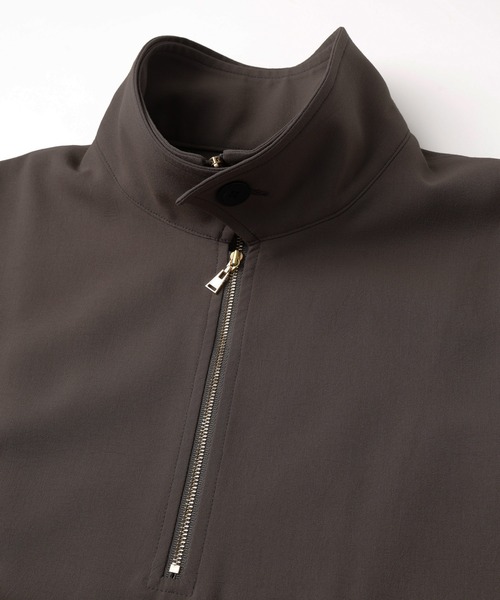 CULLNI（クルニ） tシャツ Relax Dry Stretch Half Zip Layerd Collar
