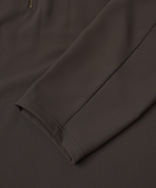 CULLNI（クルニ） tシャツ Relax Dry Stretch Half Zip Layerd Collar