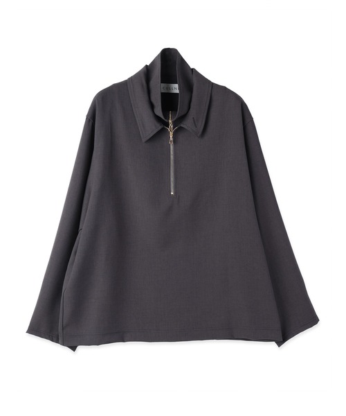 る CULLNI（クルニ） tシャツ Relax Dry Stretch Half Zip Layerd Collar