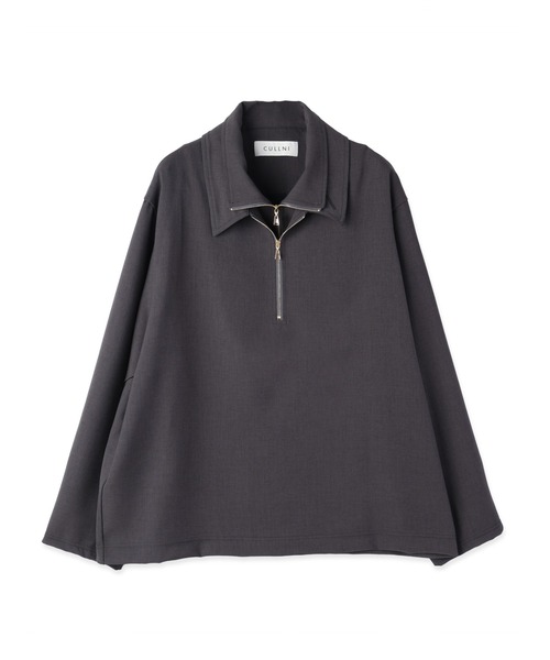 CULLNI（クルニ） tシャツ Relax Dry Stretch Half Zip Layerd Collar