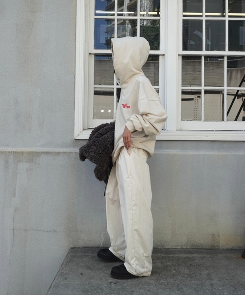 「TEEN BOOP」 プルオーバーパーカー FREE ネイビー レディース_画像6