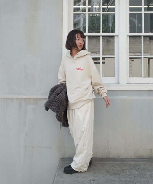 「TEEN BOOP」 プルオーバーパーカー FREE ネイビー レディース_画像8