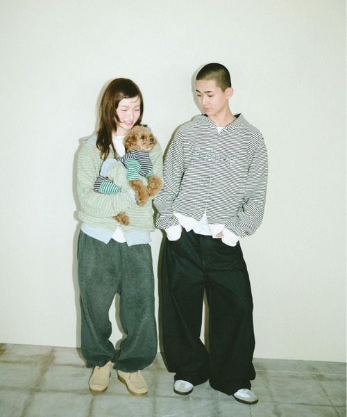 BROKEN BASE（ブロークンベース） パーカー B.Base Border Double-Zip