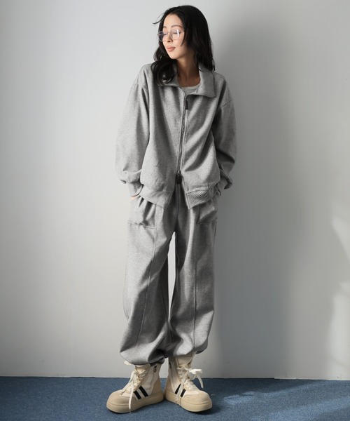 ULYSSES セットアップ 「セットアップ」スウェットWジップパーカー