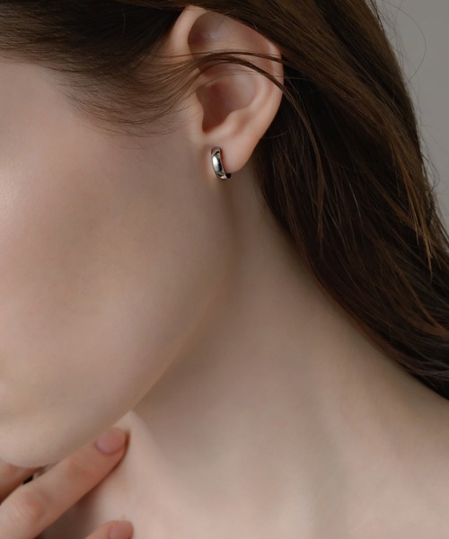 「muku」 イヤリング（両耳用） FREE シルバー レディース_画像9