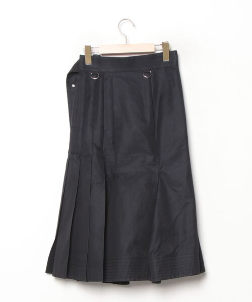 sacai Cotton Poplin Skirt サカイ　スカート　黒 sacai（サカイ） フレアスカート 0 ブラック レディース : ZOZOTOWN