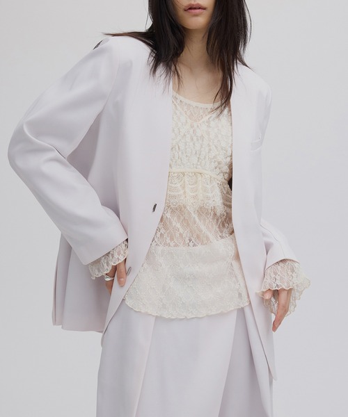 Ameri（アメリ） ジャケット テーラードジャケット DRY TWILL