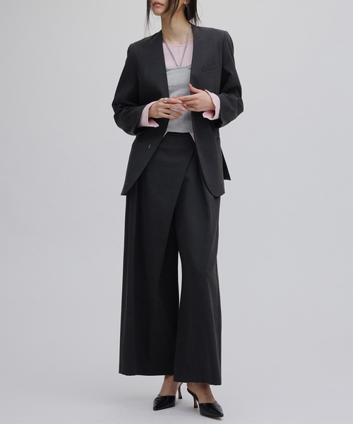 Ameri（アメリ） ジャケット テーラードジャケット DRY TWILL