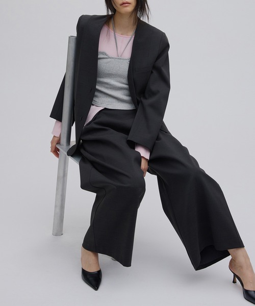 Ameri（アメリ） ジャケット テーラードジャケット DRY TWILL