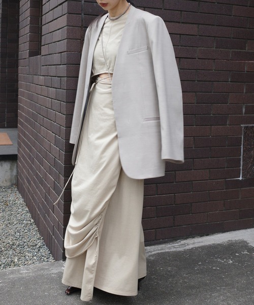 Ameri（アメリ） ジャケット テーラードジャケット DRY TWILL