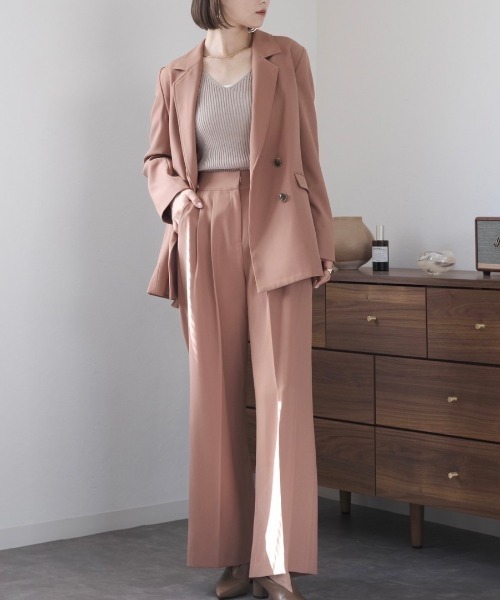 「Reurie'」 スラックス FREE ライトブルー レディース_画像7