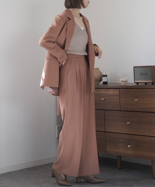 「Reurie'」 スラックス FREE ライトブルー レディース_画像8