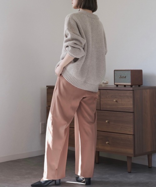 「Reurie'」 スラックス FREE ライトブルー レディース_画像9