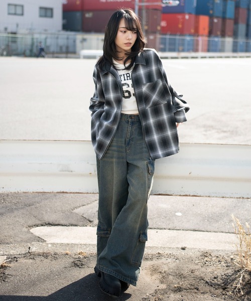WEGO（ウィゴー） シャツ WEGO/「26年春夏新作」オンブレチェック
