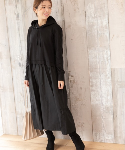 「PREFERIR」 ドッキングワンピース SMALL ブラック レディース_画像7