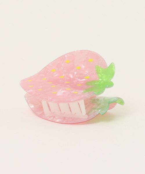 Port（ポート） ヘアクリップ 「 」 いちご モチーフ バンスクリップ