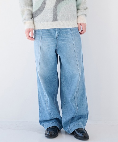 SHAREEF（シャリーフ） ワイドパンツ ジーンズ 「SHAREEF」デニム