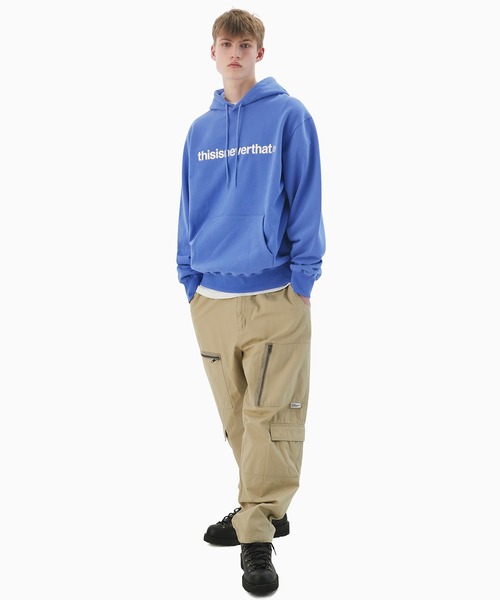 「thisisneverthat」 プルオーバーパーカー X-LARGE ブラック メンズの画像