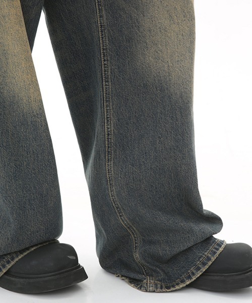 「Ressaca」 デニムパンツ L インディゴブルー メンズ_画像2