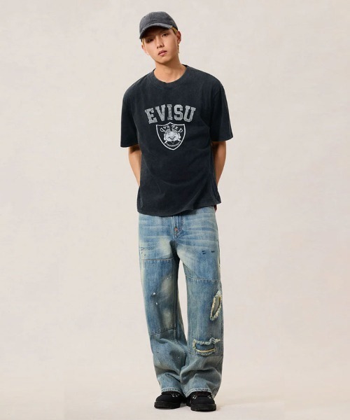 STYLISE tシャツ 「EVISU」EJ，EVISU RAIDERS S/S TEE