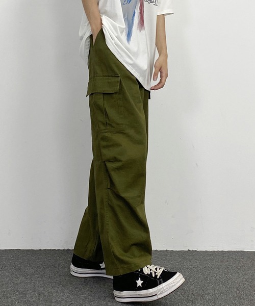 「ANOTHER S」 カーゴパンツ L ピンク レディース_画像9