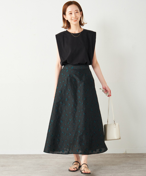 「JOURNAL STANDARD relume」 フレアスカート FREE ブラウン レディースの画像