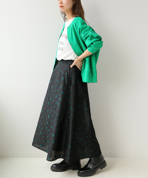 「JOURNAL STANDARD relume」 フレアスカート FREE ブラウン レディースの画像