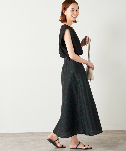 「JOURNAL STANDARD relume」 フレアスカート FREE ブラウン レディースの画像