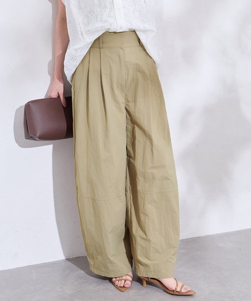 【美品】JOURNAL STANDARD LADYS ワイドパンツ 36 JOURNAL STANDARD（ジャーナルスタンダード） パンツ マットクロス