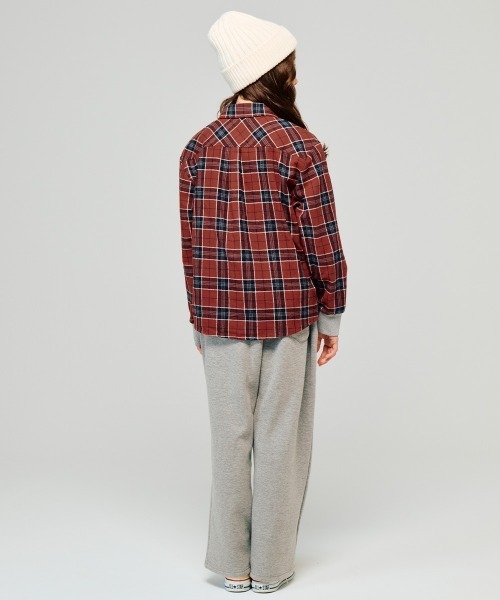 「KRIFF MAYER Kid's Collection」 「KIDS」長袖シャツ 130 オフホワイト キッズ_画像3