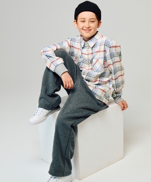 「KRIFF MAYER Kid's Collection」 「KIDS」長袖シャツ 130 オフホワイト キッズ_画像7