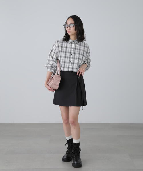 「FREE'S MART」 キュロット SMALL グレー レディース_画像9