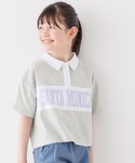 ポロシャツ キッズ 配色ポロカラートップス キ...の詳細画像5