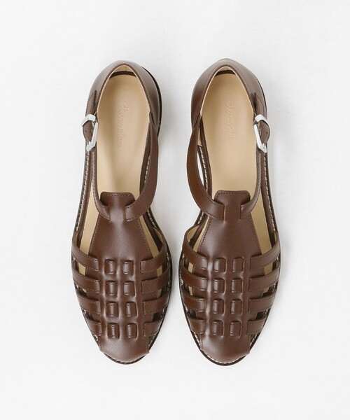 Steven Alan スティーブン アラン　レザー メッシュ サンダル 35 STEVEN ALAN（スティーブンアラン） サンダル 「Steven Alan」レザー