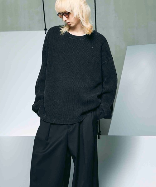 「MAISON SPECIAL」 長袖Tシャツ 1 オフホワイト メンズの画像