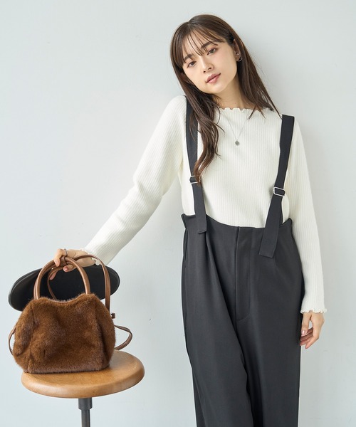 「mil」 パンツ X-SMALL チャコールグレー レディース_画像5
