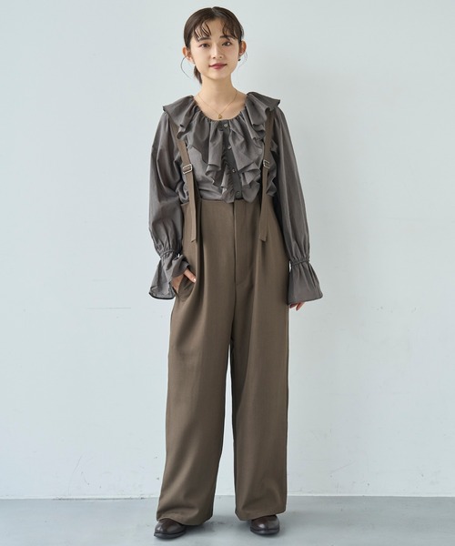 「mil」 パンツ X-SMALL チャコールグレー レディース_画像9
