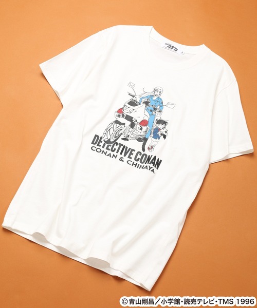 完売品  CLANE プリントTシャツ FUNALIVE（ファンアライブ） tシャツ 名探偵コナン プリント 天竺半袖T