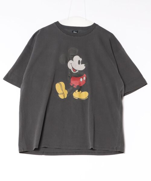 Disney（ディズニー） tシャツ 半袖 ピグメントTシャツ レディース