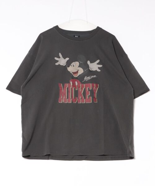 Disney（ディズニー） tシャツ 半袖 ピグメントTシャツ レディース