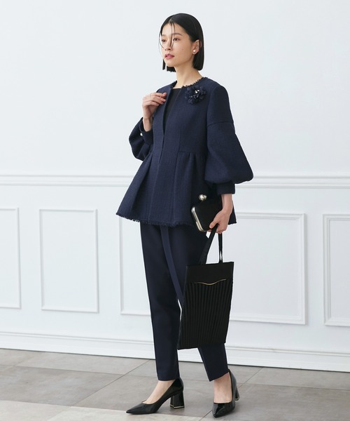 「RUIRUE BOUTIQUE」 パンツスーツ LL ブラック レディース_画像3