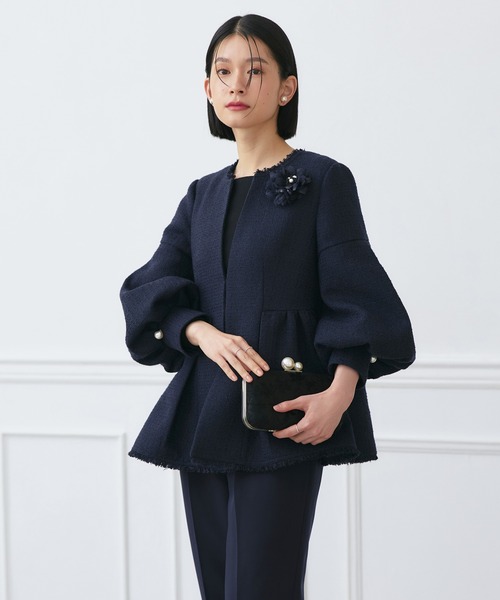 「RUIRUE BOUTIQUE」 パンツスーツ LL ブラック レディース_画像4