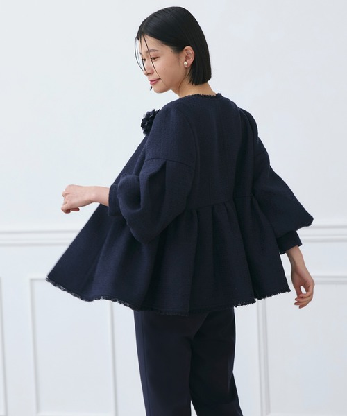 「RUIRUE BOUTIQUE」 パンツスーツ LL ブラック レディース_画像8