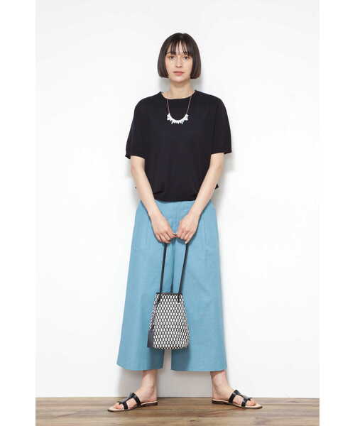 「human woman」 半袖ニット MEDIUM ホワイト レディース_画像5