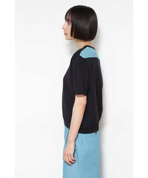 「human woman」 半袖ニット MEDIUM ホワイト レディース_画像7