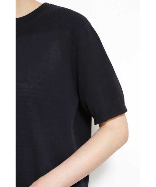 「human woman」 半袖ニット MEDIUM ホワイト レディース_画像10