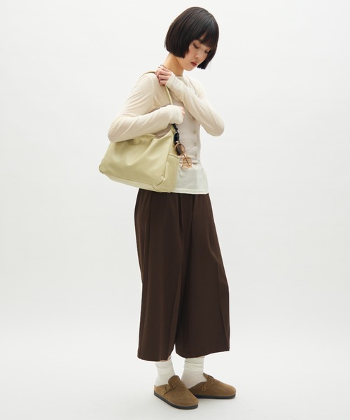 サイドポケット付きぷっくりバッグ☆ ジョリーフルール full/fill. ショルダーバッグ バッグ side pocket two handle bag