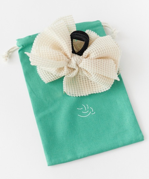 トレス　TRESSE ヘアクリップ【新品同様】お値下げしました TRESSE（トレス） ヘアクリップ mesh ribbon clip ヘアクリップ リボン