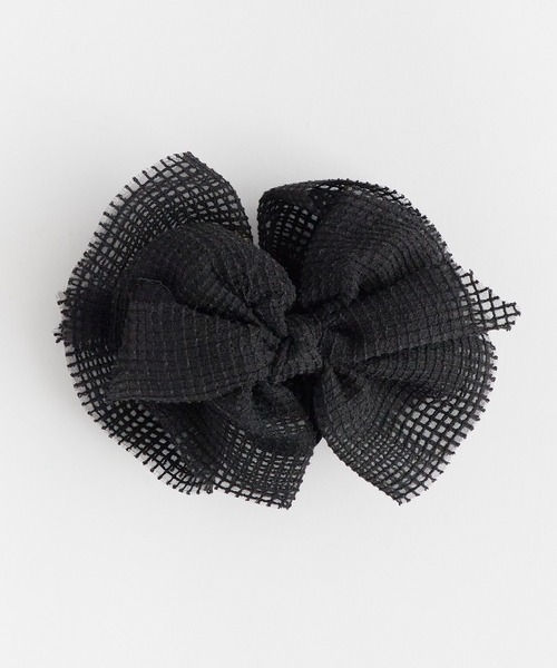 TRESSE（トレス） ヘアクリップ mesh ribbon clip ヘアクリップ リボン